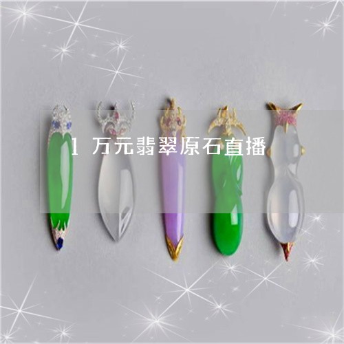 1万元翡翠原石直播/2023060140382