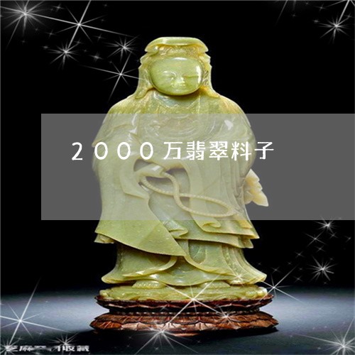 2000万翡翠料子/2023042562682