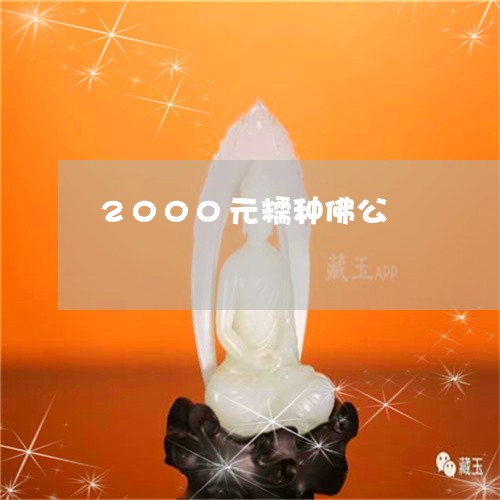 2000元糯种佛公/2023060105816