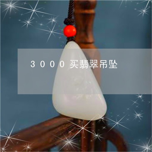 3000买翡翠吊坠/2023060207359