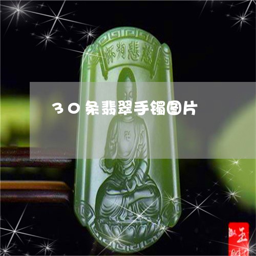 30条翡翠手镯图片/2023060182584