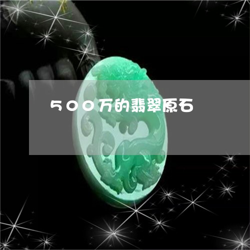 500万的翡翠原石/2023060215037