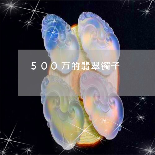 500万的翡翠镯子/2023060283615