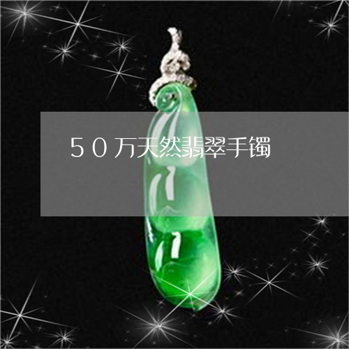 50万天然翡翠手镯/2023042548601 50万天然翡翠手镯/2023042548601