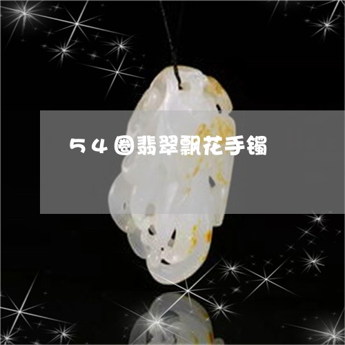 54圈翡翠飘花手镯/2023060138471