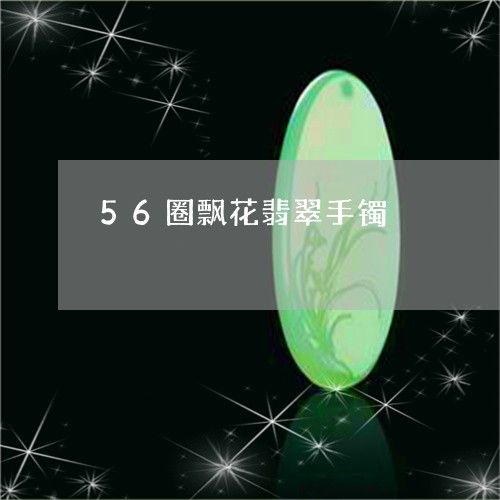 56圈飘花翡翠手镯/2023060121382 56圈飘花翡翠手镯/2023060121382