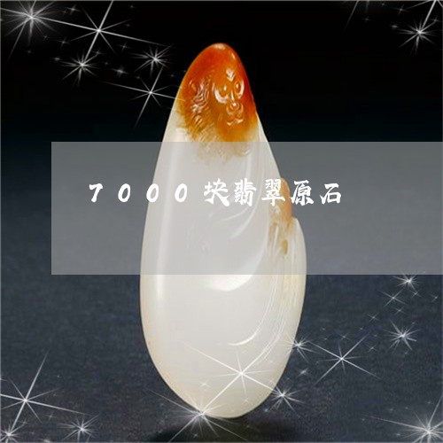7000块翡翠原石/2023060157260 7000块翡翠原石/2023060157260