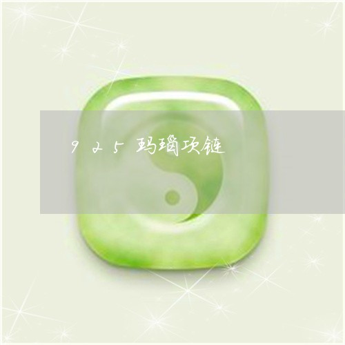 925玛瑙项链/2023022596351 925玛瑙项链/2023022596351