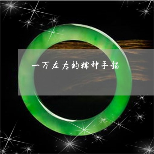 一万左右的糯种手镯/2023060247273