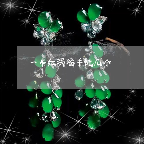 一串红玛瑙手链几个/2023060121504