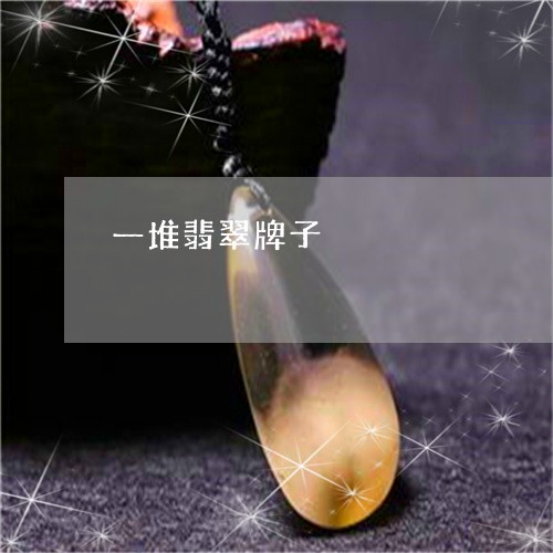 一堆翡翠牌子/2023032003857