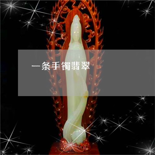 一条手镯翡翠/2023032196937