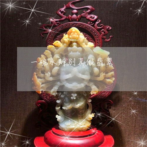 一碗水辨别真假翡翠/2023060260492