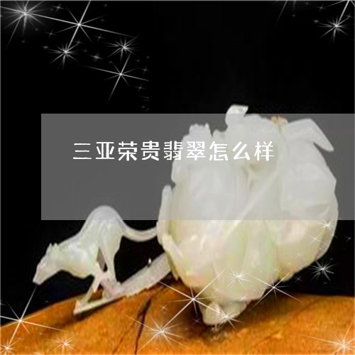 三亚荣贵翡翠怎么样/2023060219192