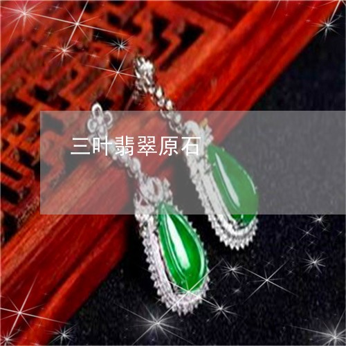 三叶翡翠原石/2023032174825 三叶翡翠原石/2023032174825