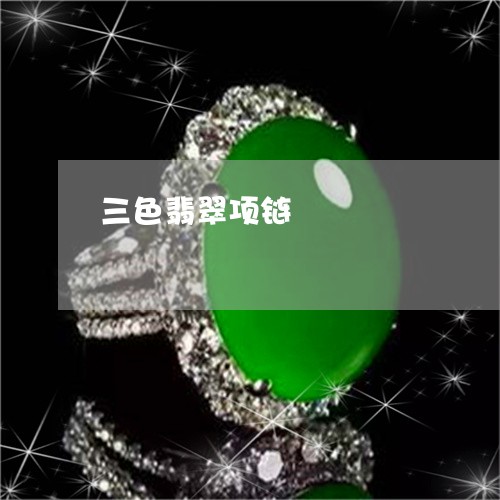 三色翡翠项链/2023032138258 三色翡翠项链/2023032138258