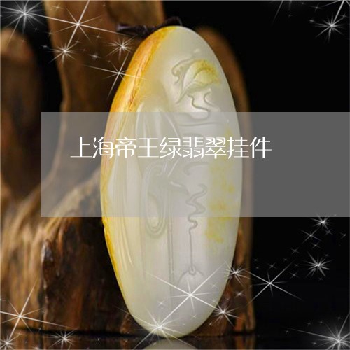上海帝王绿翡翠挂件/2023060246059 上海帝王绿翡翠挂件/2023060246059