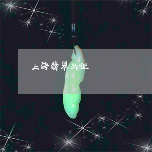 上海翡翠出证/2023032060594 上海翡翠出证/2023032060594