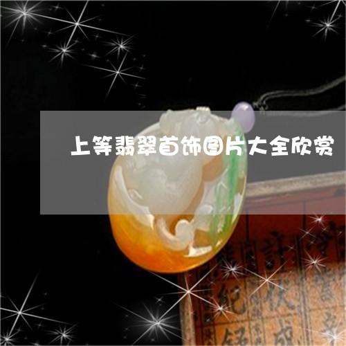 上等翡翠首饰图片大全欣赏/2023062886172