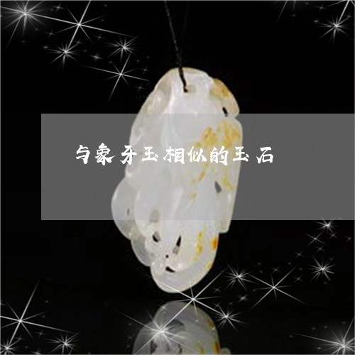 与象牙玉相似的玉石/2023060282706