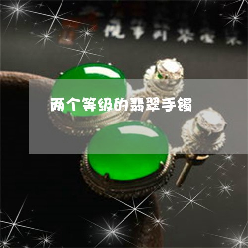 两个等级的翡翠手镯/2023060170464