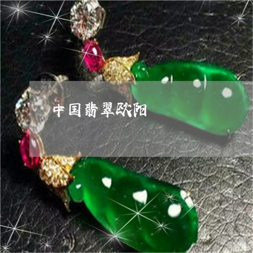 中国翡翠欧阳/2023032160583 中国翡翠欧阳/2023032160583