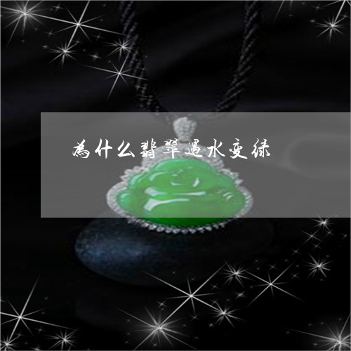 为什么翡翠遇水变绿/2023060230793