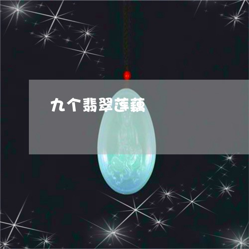 九个翡翠莲藕/2023032139069 九个翡翠莲藕/2023032139069