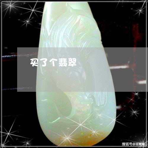 买了个翡翠/2023071528273