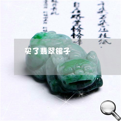 买了翡翠镯子/2023032117949