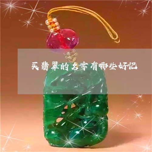 买翡翠的名字有哪些好记/2023060902625