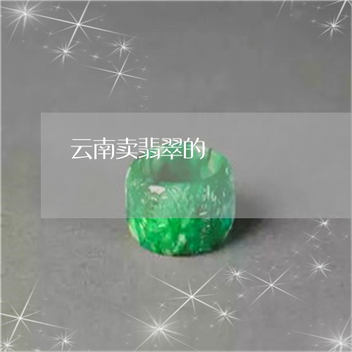 云南卖翡翠的/2023032138070 云南卖翡翠的/2023032138070