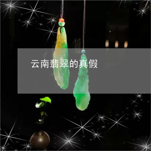 云南翡翠的真假/2023040526041 云南翡翠的真假/2023040526041