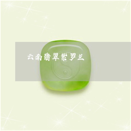 云南翡翠紫罗兰/2023040567290 云南翡翠紫罗兰/2023040567290