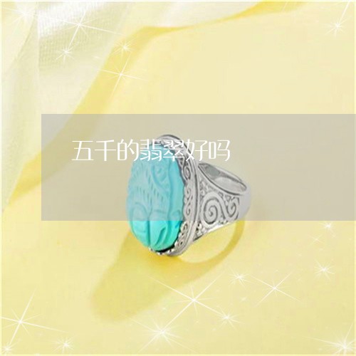 五千的翡翠好吗/2023040559383 五千的翡翠好吗/2023040559383