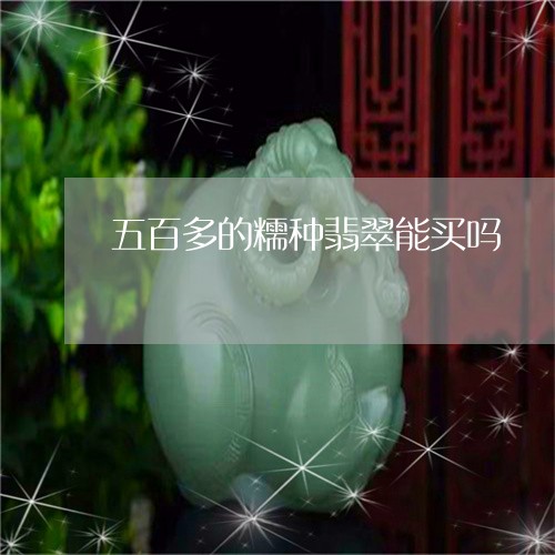 五百多的糯种翡翠能买吗/2023061841683 五百多的糯种翡翠能买吗/2023061841683