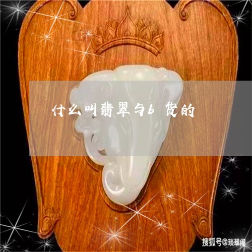 什么叫翡翠与b货的/2023042515970 什么叫翡翠与b货的/2023042515970