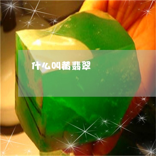 什么叫黄翡翠/2023032083703