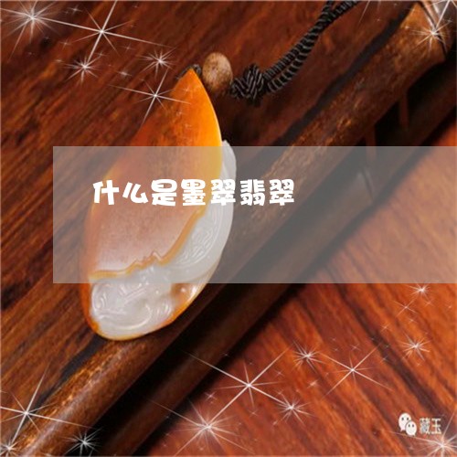 什么是墨翠翡翠/2023040574625