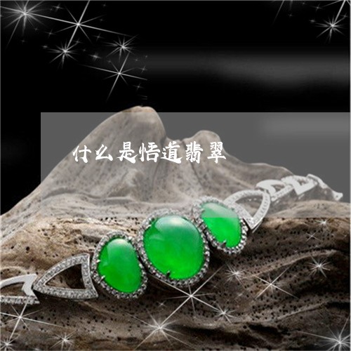 什么是悟道翡翠/2023040552682 什么是悟道翡翠/2023040552682