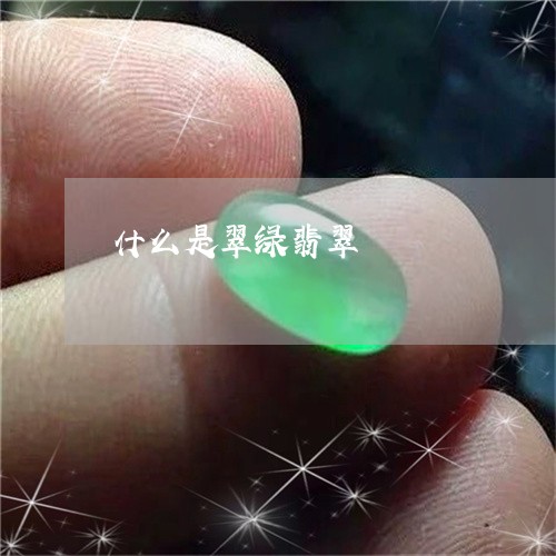 什么是翠绿翡翠/2023040585847