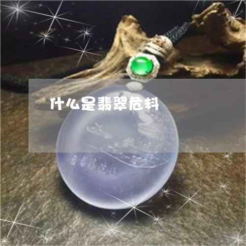 什么是翡翠危料/2023040539481 什么是翡翠危料/2023040539481