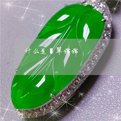 什么是翡翠绵绵/2023040596939