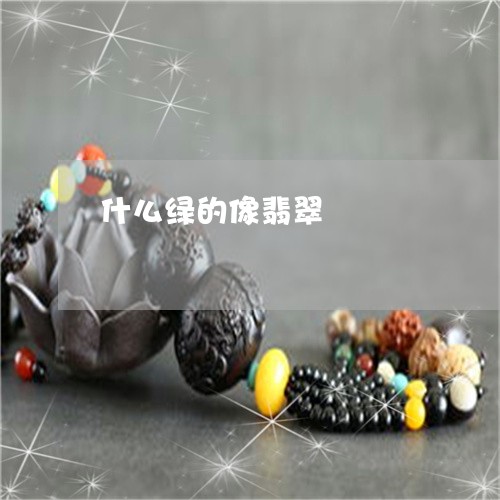 什么绿的像翡翠/2023040561935