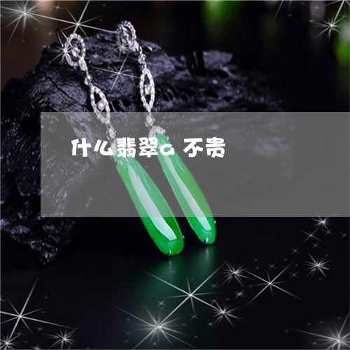 什么翡翠a不贵/2023040581494 什么翡翠a不贵/2023040581494
