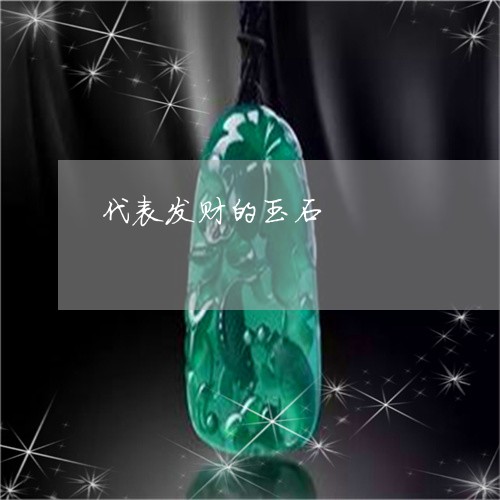 代表发财的玉石/2023040571816 代表发财的玉石/2023040571816