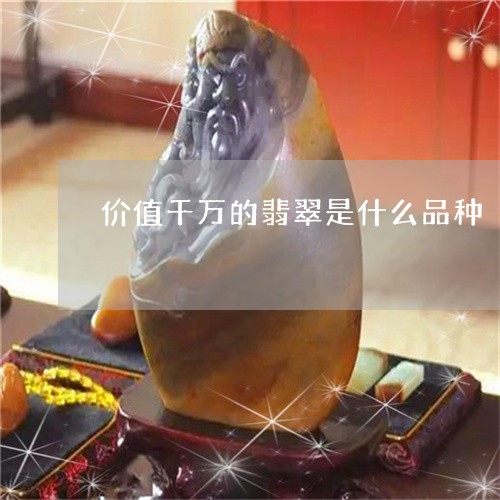 价值千万的翡翠是什么品种/2023062828582