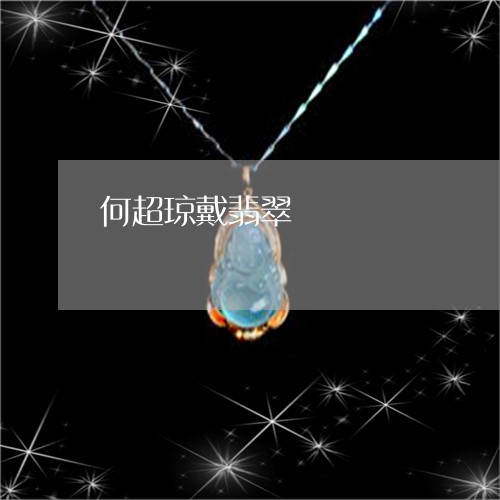 何超琼戴翡翠/2023032005148 何超琼戴翡翠/2023032005148