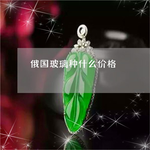 俄国玻璃种什么价格/2023042395717