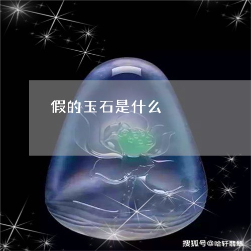 假的玉石是什么/2023040596928 假的玉石是什么/2023040596928